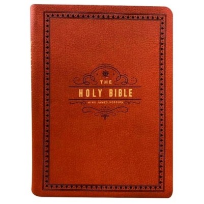 KJV Personal Bible Brown/Gold Tip