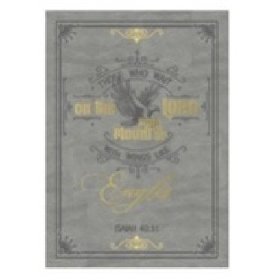 Journal Eagles Isaiah 40:31 Twontone Grey (08/24)