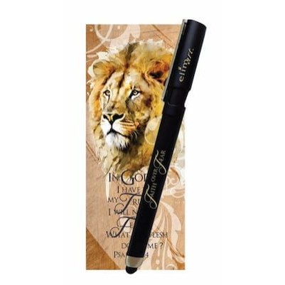 Gel Pen Faith Over Fear Lion w/Bookmark (08/24)