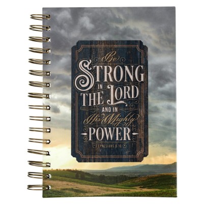 Journal Be Strong In The Lord Eph 6:10 Wirebound (08/24)