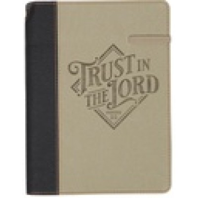 JournalTrust in the Lord Black & Sand w/pen Holder