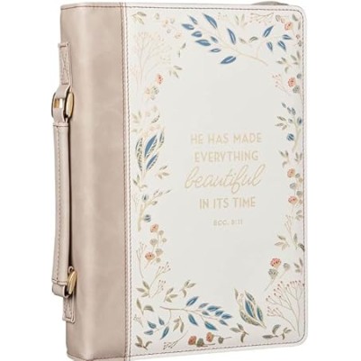 Bible Case L Everything Beautiful Cream/Taupe