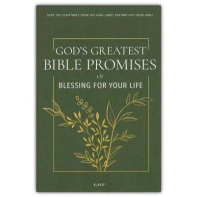 God's Greatest Bible Promises of Blessing for your Life
