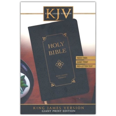 KJV Giant Print Holy Bible Indexed 14 pt font