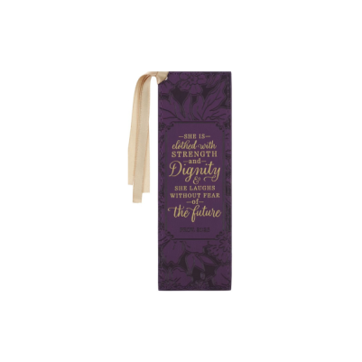 Pagemarker Strength and Dignity Purple Rose