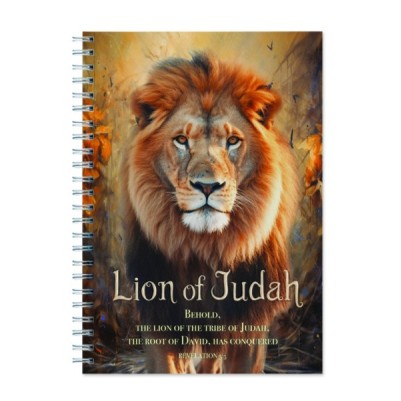Journal Lion of Judah - Spiral Bound