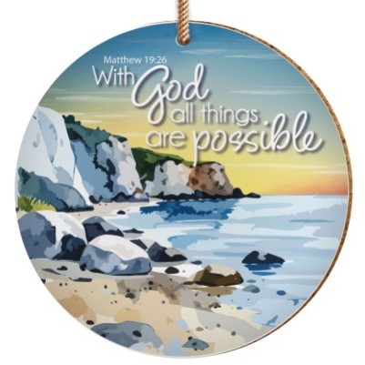 Hanging Decoration With God All Things Are Possible