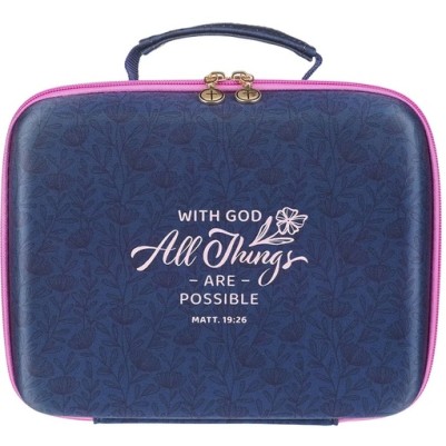 Bible Organiser With God All Things Hardcover Matt 19:26