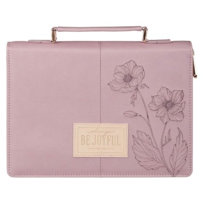 Bible Case L Be Joyful Dusty Mauve Fashion