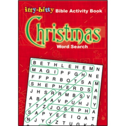 Christmas Word Search Bible Activity Book (itty bitty)
