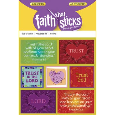 Sticker Proverbs 3:5
