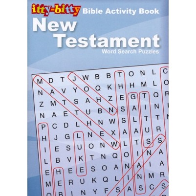 New Testament Word Search Bible Activity Book (itty bitty)