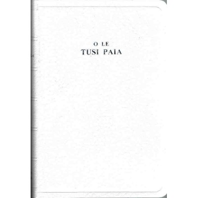 Samoan Bible 1969 New Imitation Leather White