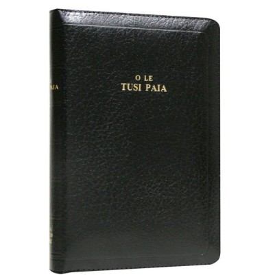 Samoan Bible 1969 New Imitation Leather Black Zip