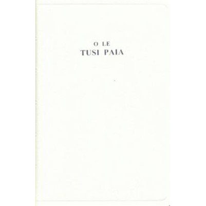 Samoan Bible 1887 Old Imitation Leather White