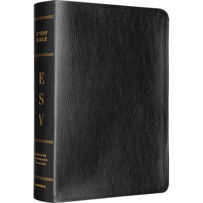 ESV Study Bible Black Bonded Leather