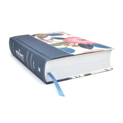 NIV Woman's Study Bible Blue Floral H/C Full-Colour L/P
