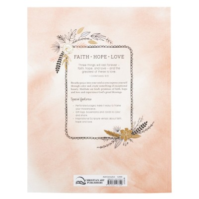 Colouring Book: Faith Hope Love