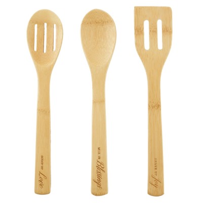Spoon Set Bamboo Love Blessings Joy (OP)