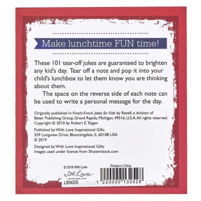Lunchbox Notes With Knock Knock Jokes For Kids