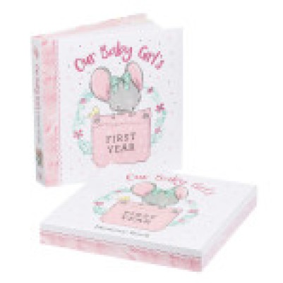 Our Baby Girl's First Year Memory Book w/Gift Box