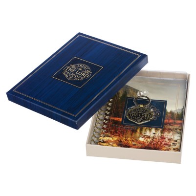 Gift Set Trust In The Lord Journal & Keyring Navy (OP)