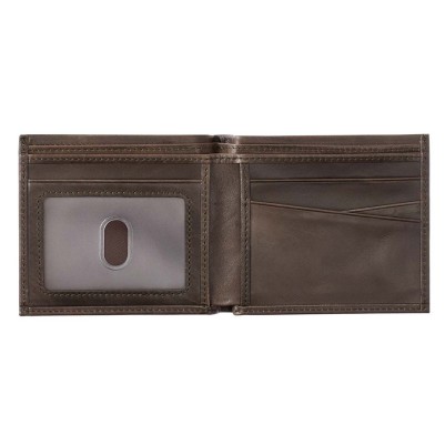 Wallet All Things Are Possible Brown Genuine Leather