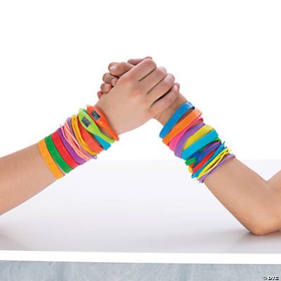 Bracelet Silicone Inspirational Sayings Pack of 24