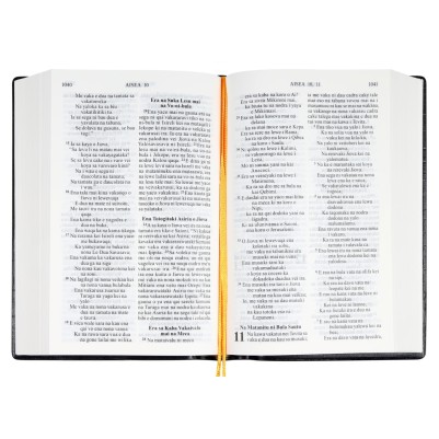 Fijian Bible New Version Duo Blue/Blue Index