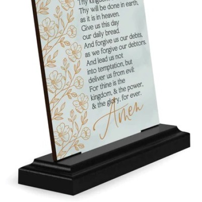 Ornate Décor Lord's Prayer Tabletop (OP)