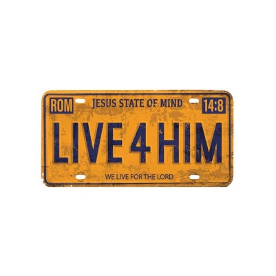 Vinyl Sticker Live 4 Him