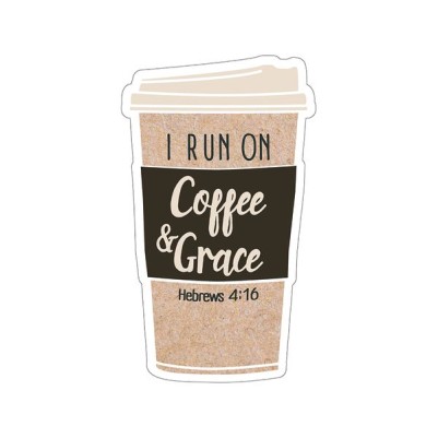 Vinyl Sticker Coffee & Grace