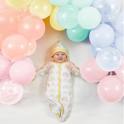 Newborn Rainbow Knit Hat