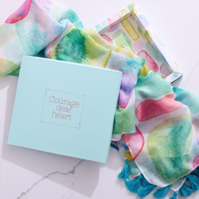 Scarf Wrap Courage Dear Heart w/Gift Box (OP)