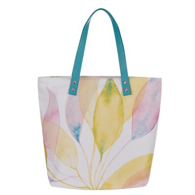 Tote Bag Hope Anchors The Soul Citrus Leaves Canvas