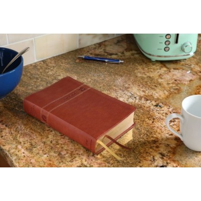 NIV Men's Devotional Bible Brown I/L