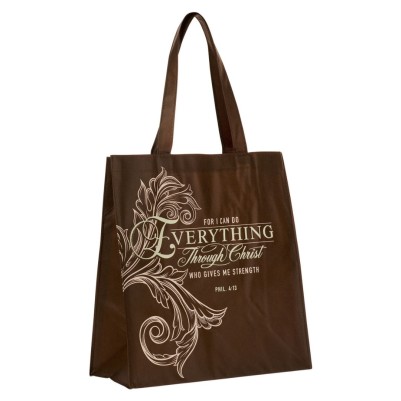 Tote Bag Everything Brown Polypropylene