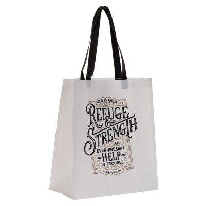 Tote Bag God Is Our Refuge & Strength Polyproylene