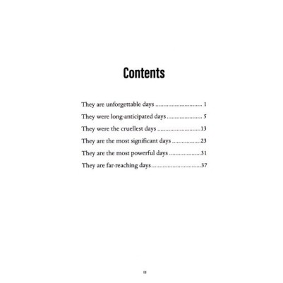 3 Days That Changed the World Booklet