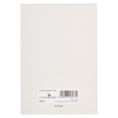 Notepad Everything Beautiful Orange Floral