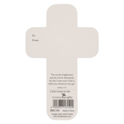 BMK Cross Be Strong & Courageous Monochrome Single