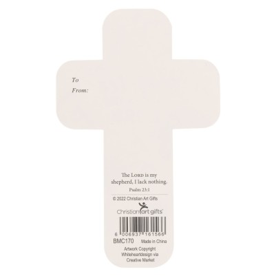 BMK Cross Rejoice In The Lord Purple Floral Single