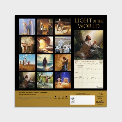 2025 Premium Wall Calendar Light of The World (07/24)