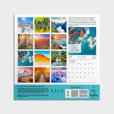 2025 Wall Calendar Earth Is The Lord's (07/24)