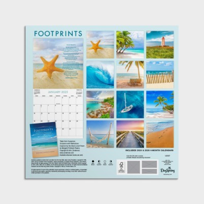 2025 Wall Calendar Footprints (07/24)