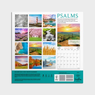 2025 Wall Calendar Psalms Beach (07/24)