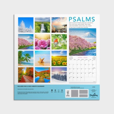 2025 Wall Calendar Psalms Floral (07/24)