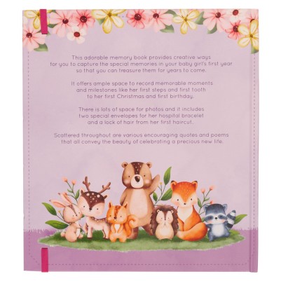 My First Year Memory Book For Baby Girls